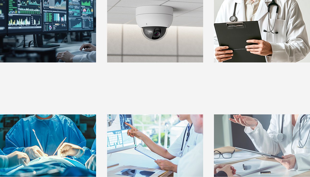 Real-time monitoring, operating room CCTV, named surgeon system, anesthesiologist on site, accurate diagnosis, aftercare