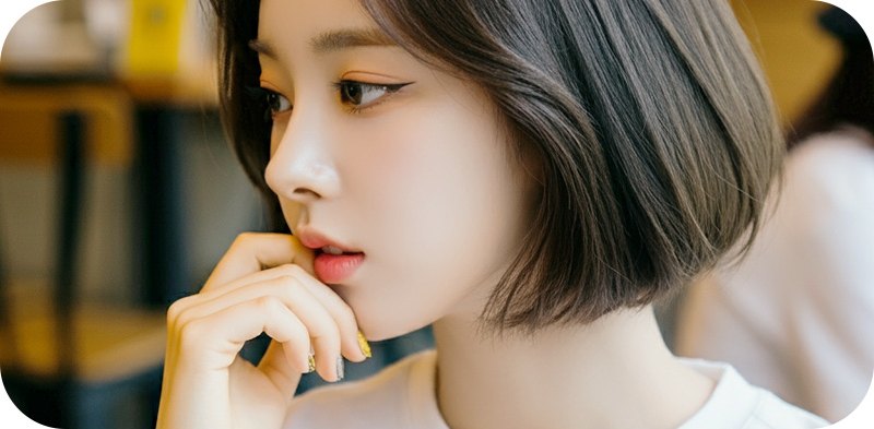 무보형물 코성형 후 자연스러운 옆모습