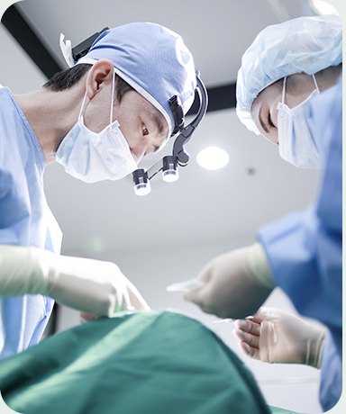 이물질 제거 수술 장면
